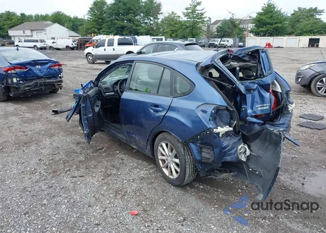 2013 Subaru Impreza 2.0I Premium z USA, uszkodzony, nr VIN JF1GPAC61D2856049